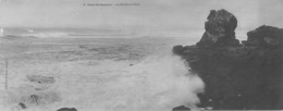 29-PENMARCH-CARTE PANORAMIQUE-POINTE DE PENMARCH, LA TORCHE EN FURIE - Penmarch