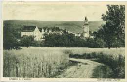 Idstein I. Taunus Schloß Und Turm Ansichtskarte 1936 - Rheingau