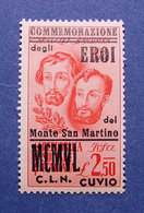 C.L.N. CUVIO EROI MONTE S. MARTINO LIRE 2,50 ** (S49) - Nationales Befreiungskomitee