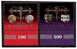 Latvia 1994 . EUROPA '94 (Scale,coins,credit Card). 2v: 10, 50. Michel # 376-77 - Latvia