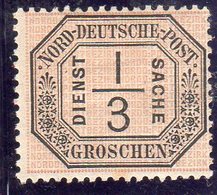 Confédération Allemagne Du Nord,année 1870 Timbre De Service N°2 Neuf *. - Ungebraucht
