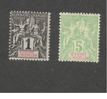 ST.PIERRE And MIQUELON1894:YVERT1&4mh* - Nuovi