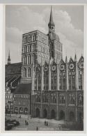 (64755) AK Stralsund, Rathaus, Nikolaikirche, Vor 1945 - Stralsund