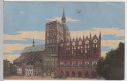 (64757) AK Stralsund, Rathaus, Nikolaikirche 1910 - Stralsund