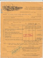 NORD-TOURCOING-LES-FRANCS. - MOULINS-HUILERIES-SAVONNERIES P. DUMORTIER FRERES. Format A4 - Agricultura