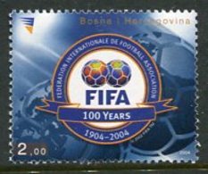 BOSNIA & HERCEGOVINA (Sarajevo) 2004 Centenary Of FIFA MNH / **.  Michel 344 - Bosnien-Herzegowina