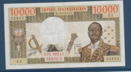 Billet De 10000 Francs Empire Centrafricain RRR - Repubblica Centroafricana