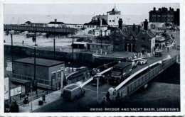 SUFFOLK - LOWESTOFT - SWING BRIDGE AND YACHT BASIN Suf330 - Lowestoft