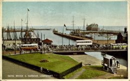 SUFFOLK - LOWESTOFT - SWING BRIDGE AND HARBOUR Suf333 - Lowestoft