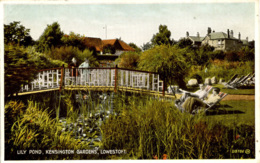 SUFFOLK - LOWESTOFT - LILY POND KENSINGTON GARDENS Suf105 - Lowestoft