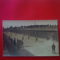 CARTE PHOTO CAMP DE MUNSTER SOLDATS PARTIE DE TENNIS - Guerre 1914-18