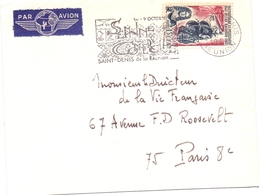 Reunion Lettre De Saint Denis Flamme Semaine Comercial - Covers & Documents