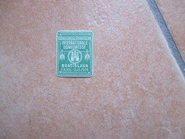 Label Cinderella Chiudilettera 1925 BRATISLAVA Tschecoslovaische Donaumesse International Piccolo Formato - Other & Unclassified