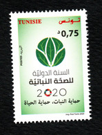 Nouvelle émission 2020 - Tunisie - Année Internationale De La Santé Des Végétaux - Série Complète 1v.MNH** - Agriculture