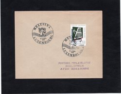 LSC 1963 - Cachet MELUSINA  LUXEMBOURG Sur Timbre - Commemoration Cards
