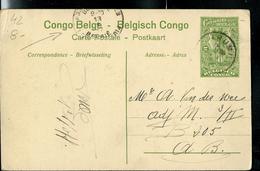 Carte Obl.  N° 42. Vue: 2. Katanga-La Pose De Rail - Obl. Irumi 1917 - Interi Postali