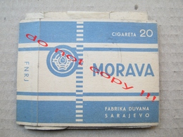 Morava; FNRJ; Fabrika Duvana Sarajevo Yougoslavie Yugoslavia Empty Cigarette Box - Zigarettenetuis (leer)