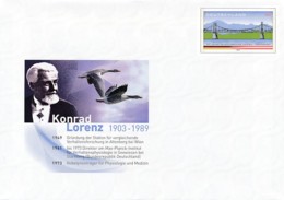 GERMANY Mi. Nr. USo 63 Konrad Lorenz - 2003  - - Buste - Nuovi