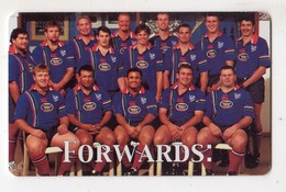 NAMIBIE REF MVCARD NMB-120 N$10 FORWARDS  Date 1999 RUGBY WORLD CUP 1999 - Namibie