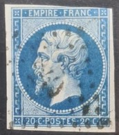 FRANCE 1854 - Canceled - YT 14A - 20c - 1853-1860 Napoléon III.