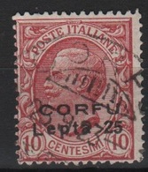 1923 Corfu 25 L. SU 10 C. Us - Corfou