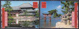 UNO-Genf, 2001, 415/16,  UNESCO-Welterbe: Japan. MNH ** - Altri & Non Classificati