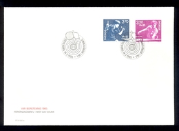 SWEDEN 1985 - Commemorative Envelope, Cancel And Stamp For TABLE TENNIS - Tafeltennis