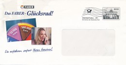 BRD / Bund Bochum Postaktuell -TP- FRW Brandenburger Tor Berlin Faber Glücksrad Frau - Storia Postale