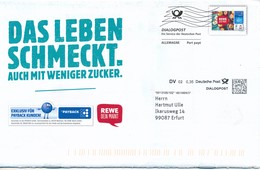 BRD / Bund Köln Dialogpost Allemagne DV 02 0,35 Euro FRW 2020 Äpfel REWE Das Leben Schmeckt Auch Mit Weniger Zucker - Lettres & Documents