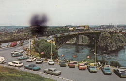St. John New Brunswick Canada - Reversing Falls - Cars 1960-1965 - Bridge - Unused - 2 Scans - St. John