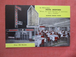 -Hotel  Medford  Wisconsin > Milwaukee   Ref 4059 - Milwaukee