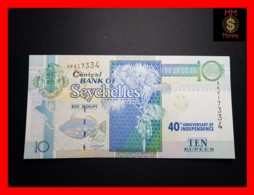 SEYCHELLES 10 Rupees 2016  P. 52 *COMMEMORATIVE* 40th   UNC - Seychellen