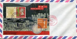 Hongkong Mi# ? Letter With Stamp Exhibithion Vignette And Paquebot Cancel - FDC