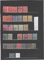 BRESIL 1890-1940 YT Lot Oblitéré - Postage Due