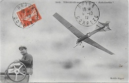 CPA Aviateur Thomas Sur Monoplan Antoinette 1912 - Aviateurs