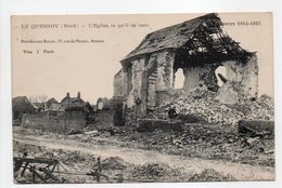 - CPA LE QUESNOY (59) - Guerre 1914-1915 - L'Eglise, Ce Qu'il En Reste - Edition Brandicourt-Boivin - - Le Quesnoy