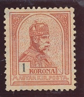 1900. Turul 1K - Unused Stamps
