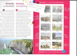 FRANCE ADHESIFS COLLECTORS 2009 LES IMPRESSIONNISTES NORMANDIE - Covers & Documents