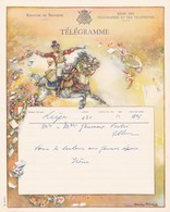 Télégramme Cavalier Cheval - Telegrammen