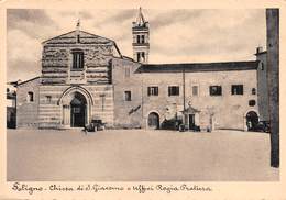 M09180 "FOLIGNO-CHIESA DI S. GIACOMO E UFFICI REGIA PRETURA"ANIMATA-DISTRIB. SIAP-AUTOCARRO '30-CART. ORIG. NON SPED. - Foligno