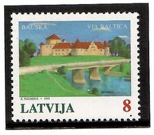 Latvia 1995 . Via Baltica (Bauska). 1v: 8.    Michel # 395 - Lettonia