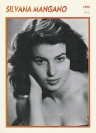 Cinéma Italien. Photographie. Silvana Mangano. Biographie. Filmographie. Portrait De Star. Encyclopédie Du Cinéma. - Personalidades Famosas