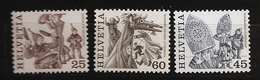 Suisse 1984 N° 1209 / 11 ** Coutumes, Klausjagen, Cloche, Tambour, Masques, Sorcière, Carnaval, Saint-Nicolas, Noël Peur - Ongebruikt