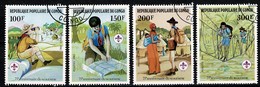 Congo 1982 Yv 663/66 - Scoutisme -  Obl./used - Oblitérés