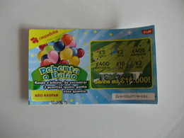 Loterie Lottery Loteria Lotaria Instant Instantânia Raspadinha Jogo Nº 164 Rebenta O Balão Portugal - Lotterielose