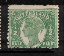 QUEENSLAND 1895 1/2d QV With Burele SG 223 UNHM ZZ152 - Nuovi