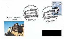 SPAIN. POSTMARK HANGING HOUSES. CUENCA. 2020 - Sonstige & Ohne Zuordnung