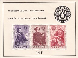 1960 BLOK BL32 Wereldvluchtelingenjaar Année Mondiale Du Réfugié - Blocks & Sheetlets 1924-1960