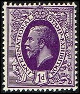 1912. Georg V INTERNATIONAL STAMP EXHIBITION. 1 D. () - JF360938 - Neufs