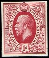 1912. Georg V INTERNATIONAL STAMP EXHIBITION. 1 D. IMPERFORATED. () - JF360949 - Nuevos